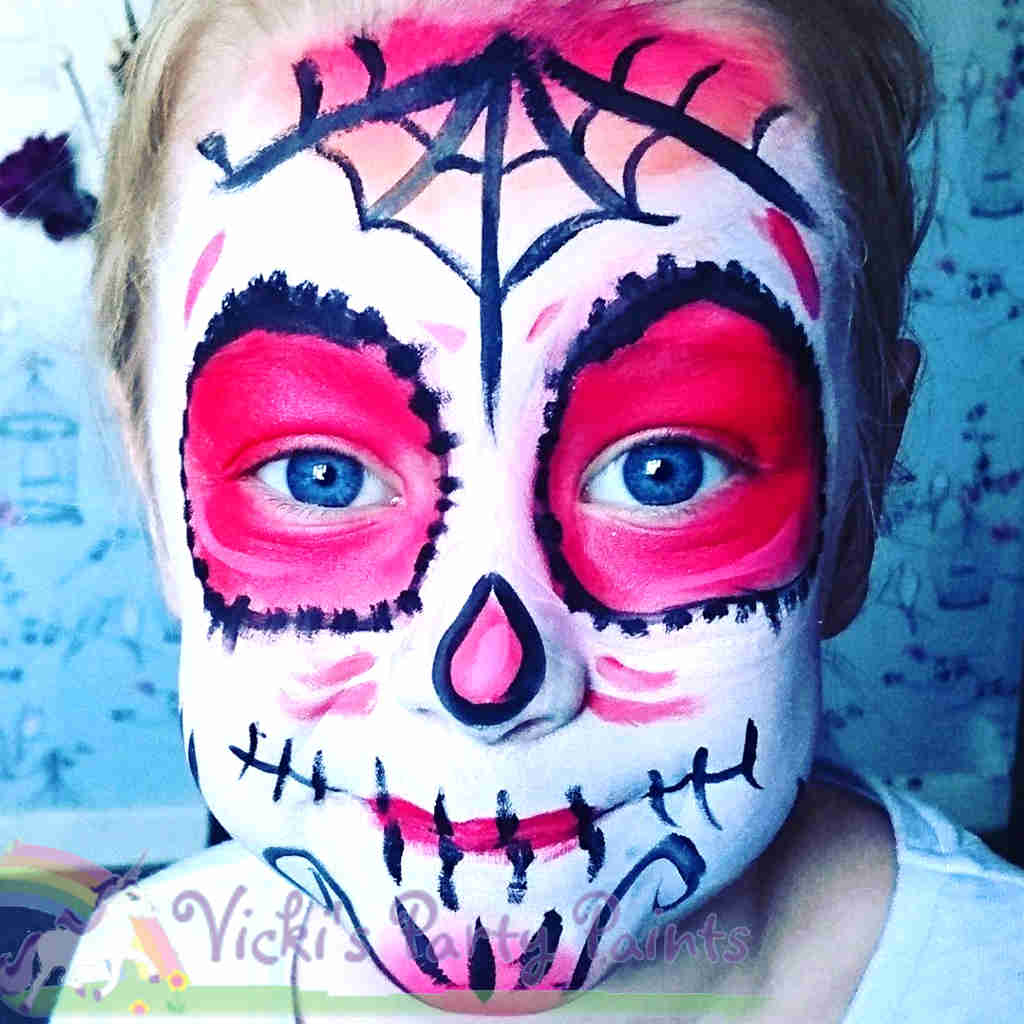 day of the dead childrens facepaint