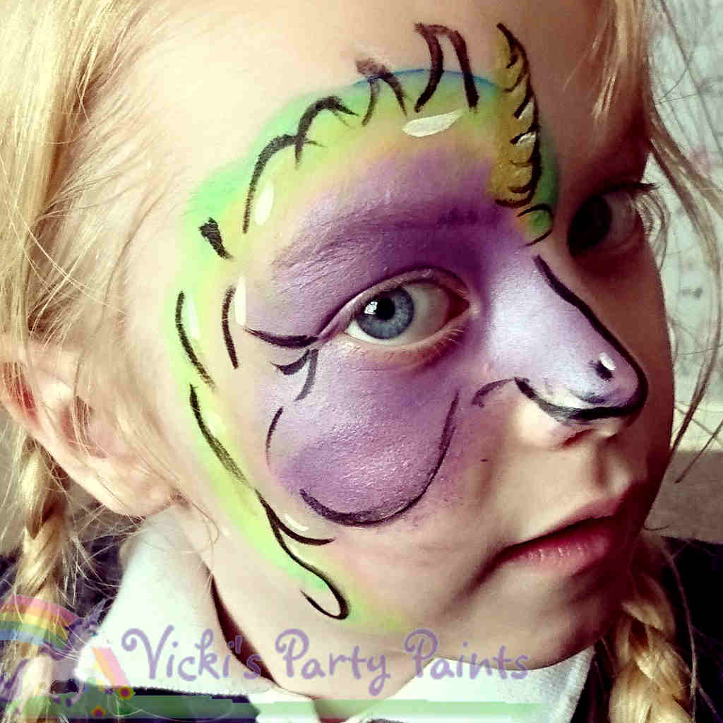 Unicorn children's facepainting